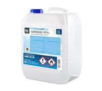Höfer Chemie Isopropanol 99,9% (IPA) 1 X 5 L - Alcool Ispopropylique pour Nettoyer et Dégraisser - Solvant Puissant - Polyvalent