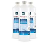 Höfer Chemie Isopropanol 99,9% (IPA) 3 x 1 L - Alcool Isopropylique IPA Pur