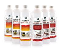 Höfer Chemie Kit d'Essai Bioéthanol 6 x 1 L pour Cheminée, Foyer à Éthanol, Table à Feu et Cheminée Bioéthanol