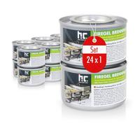 Höfer Chemie Lot de 24 Pâtes Combustibles de 200 g - Pâte à Brûler pour la Restauration et l'Usage Domestique, Bioéthanol