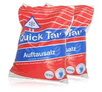 Höfer Chemie Sel de Déneigement 2 x 10 kg - Déglaçant Rapide, Efficace Jusqu'à -20°C, Granulométrie M, Idéal pour Routes, Trottoirs et Espaces Extérieurs