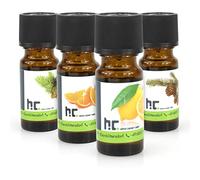 Höfer Chemie Set parfumé 1 - avec 4 parfums : conifère, Orange, Citron, Sapin