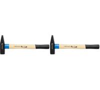 HÖGERT HT3B001 Marteau de serrurier Noir/bleu 260 mm (Lot de 2)