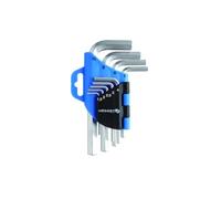 Högert L-Key Jeu de 9 clés Allen hexagonales 1,5-10 mm