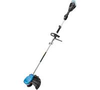HÖGERT TECHNIK Akku Freischneider 18V bürstenlos, Rasentrimmer mit Fadenkopf und Messer, Motorsense kabellos für Gras, Unkraut und dichte Vegetation im Garten