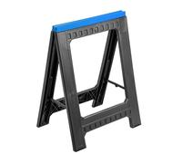 HÖGERT TECHNIK Banc de travail pliant en plastique, hauteur stable 77 cm, tréteau de travail avec pieds antidérapants, deux supports, charge maximale de 350 kg, pour le travail du bois et du métal