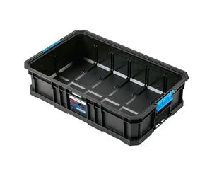 Högert Technik - Boite à Outils Basse HT7G511, Outils Bricolage, Boîte à Outils avec une Capacité de Charge jusqu'à 50 kg, Trousse a Outils, Fermetures Robustes en ABS, Construction Modulaire
