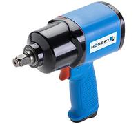 Högert Technik Clé à Chocs pneumatique 1/2", 610Nm, Marteau jumeau