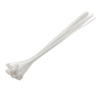 HÖGERT TECHNIK - Colliers de serrage en nylon 9 x 600 mm blancs, 25 pièces, résistants aux UV, attaches-câbles en plastique pour installation électrique et montage