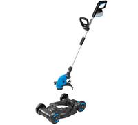 HÖGERT TECHNIK - Coupe-Bordures sans Fil 3-en-1 18 V avec Plate-Forme de Conduite, Tondeuse à Gazon sans Fil, Coupe-Bordures et Coupe-Herbe pour l'entretien du Jardin, de la pelouse