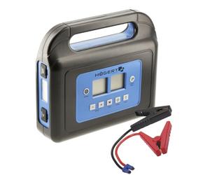 Högert Technik - Démarreur 400 A avec compresseur | Aide au démarrage de batterie de voiture | Compresseur intégré avec druc de 8 bar