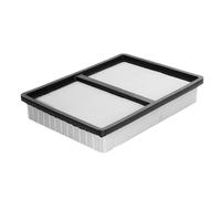 Högert Technik Filtre HEPA en tissu non tissé pour aspirateur d'atelier HT2E410, filtre à poussière fine, filtre à plaques, filtre plat, kit de filtres pour poussière de plâtre et de bois