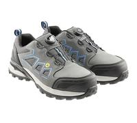 Högert Technik, Fulde Sicherheitsschuhe Lace System S3s SR Fo ESD Grau/Blau 41 Chaussures de sécurité, Gris/Bleu