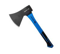 HÖGERT TECHNIK Hache Universelle 1250 g avec Manche en Fibre de Verre, pour fendre et Couper, Lame trempée 47-55 HRC, Manche Ergonomique antidérapant, DIN 5131