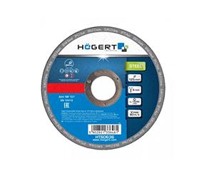 Högert Technik HT6D636 Lot de 10 disques abrasifs en métal 125 x 6,0 x 22,23