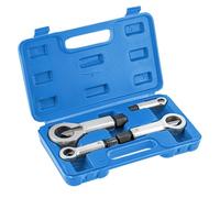 Högert Technik - Jeu de coupe-écrous | Jeu de cutters pour écrous 9~27 mm | Jeu de 4 pièces de presse-écrous, kit de broyeur d'écrous