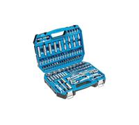 Högert Technik - Kit d'outils I ouille, embouts et accessoires I Acier Cr-V allié de qualité supérieure I Forgé I Mécanisme à cliquet avec 72 cliquets de verrouillage I HT1R432 112 pièces