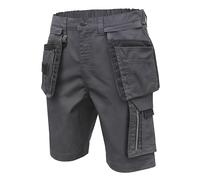Högert Technik - LEMBERG Short avec Poches, Gris foncé, Taille 3XL (58), Short de Travail pour Homme, en ISO 13688