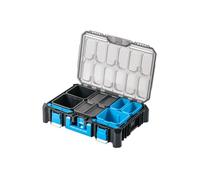 Högert Technik - Organisateur de Mallette Haute HTM HT7G508, Boite à Outils, Outils Bricolage, Boîte à Outils, 5 Compartiments Fonctionnels, Protection Contre L'humidité, Construction Modulaire