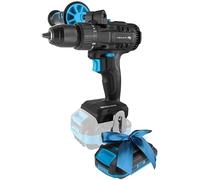 HÖGERT TECHNIK Perceuse-visseuse brushless 18V, couple 80 Nm, mandrin 13 mm, 20+1 réglages de couple, éclairage LED, engrenage métallique + PROMO batterie 2,0 Ah