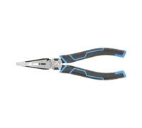 Högert Technik Pince Multifonction à Bec Long 9 en 1 HT1P247, Sertissage 0.75-2.5 mm, Coupe-fil et Dénudeur, Acier Chrome-Vanadium, Mâchoires trempées, Poignées Ergonomiques