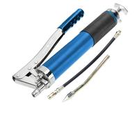 HÖGERT TECHNIK Pompe à graisse 10000 PSI, manuelle 600 g, à levier, dosage précis, avec tube de pression et tuyau pour lubrification facile