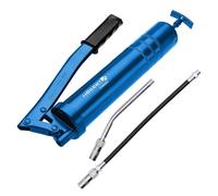 HÖGERT TECHNIK Pompe à graisse 8000 PSI, manuelle 400 g, à levier, dosage précis, avec tube de pression et tuyau pour lubrification facile