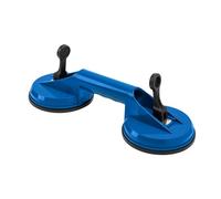 Högert Technik Ventouse robuste - Double ventouse de 80 kg - Ventouse extra forte - La ventouse est utilisée pour le transport de verre, d'objets lisses et de carreaux de céramique