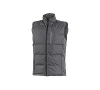 Högert Technik WIED Gilet isolé pour homme, 100% polyester, 4 poches avec fermeture éclair, taille réglable, rembourré, chaud et confortable, gris, L
