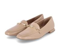 HÖGL Mocassins pour femme en cuir lisse beige doré, beige, 39 EU