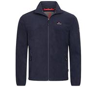 Höhenhorn Badus Veste en micropolaire pour homme avec fermeture éclair et col montant pour l'extérieur, randonnée, trekking, Bleu nuit, XL