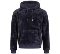 Höhenhorn Bärg Hoodie Polaire Teddy Homme Sweat à Capuche Pullover Hoody Sweatshirt, bleu foncé, M