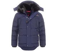 Höhenhorn Bergoo Veste d'hiver pour enfants garçons Quilted Steppjacke Rempli, bleu foncé, 116