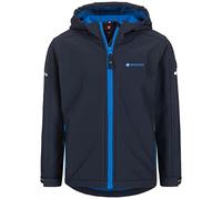 Höhenhorn Cledo - Veste softshell pour enfant - Veste de transition - Coupe-vent, imperméable et respirante, Dunkelblau/Blau, 4 ans