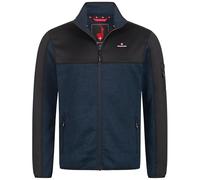 Höhenhorn Naurun Veste polaire hybride en tricot softshell pour homme, bleu foncé, M