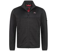 Höhenhorn Naurun Veste polaire hybride en tricot softshell pour homme, gris foncé, 3XL