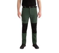 Höhenhorn Trekmaster Pantalon de randonnée en softshell pour homme - Pantalon d'hiver outdoor doublé - Pantalon de snowboard, vert, M