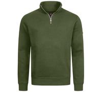 Höhenhorn Troiberg Pull pour homme Troyer 1/4 zip Sweatshirt avec col Bleu 3XL Bleu 3X-Large, vert, L