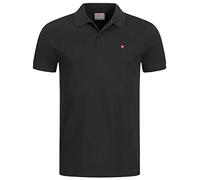 Höhenhorn Waliss Polo Homme Coupe Regular Fit Polo en Coton Confortable Haute Qualité Élégant Moderne, Noir , M