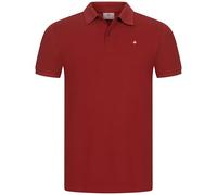 Höhenhorn Waliss Polo pour homme - Coupe Regular Fit - En coton confortable - De qualité supérieure - Élégant et moderne, rouge bordeaux, L