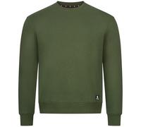 Höhenhorn Wallster Sweat-shirt pull-over à col rond en coton pour homme, vert, 3XL