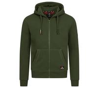 Höhenhorn Woodberg Sweat à capuche pour homme, vert, M