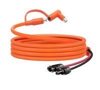 Hoeine Câble adaptateur MC4 vers jack 8 mm, prise universelle pour panneau solaire et DC8020/7909 compatible avec Bluetti, Yeti, Anker, Jackery, station d'alimentation portable pour camping