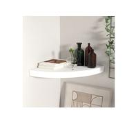 Hoekschap zwevend 35x35x3,8 cm MDF wit323916