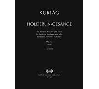 Hölderlin Gesänge op 35 HEFT 1 Op.35a. Ensemble de Chambre.