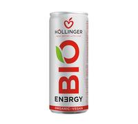Höllinger Bio Energy Drink Vegan, Boisson Énergétique Biologique, Format Canette 12x250ml, Certifié Organique, Rafraîchissant, Pack Individuel
