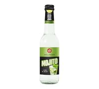 Höllinger Bio Mojito Sans Alcool, Lime et Menthe, Pack de 12 Bouteilles en Verre, 330ml, Boisson Végétalienne Organique