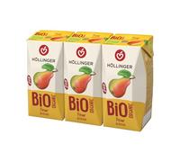 Höllinger Jus de Poire Bio, Jamais à Base de Concentré, 24x200ml, Lot de 24 Briquettes