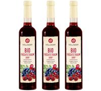 Höllinger Sirop Bio Fruits Rouges, Sirop Concentré 1:9, Biologique