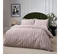 Hoem Avery Parure de lit Abstraite en Coton avec Motif Contemporain.